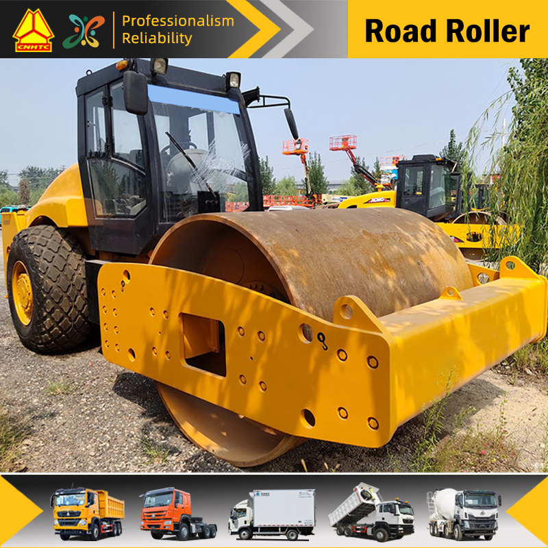 Single steel wheel roller