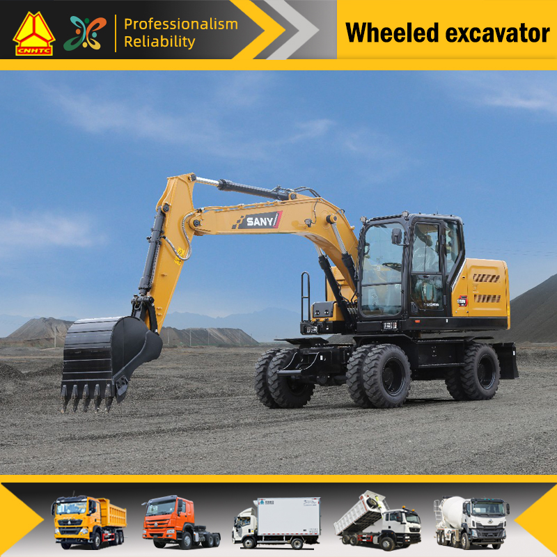 SY155W (sport version) wheel excavator