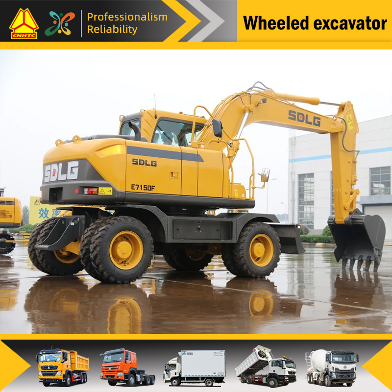 13 tons wheeled excavator