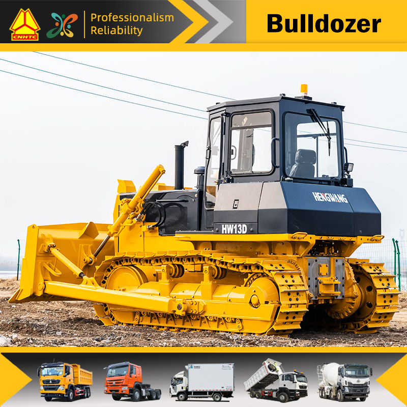 HW13D cracked crawler bulldozer 105 horsepower 220 horsepower bulldozer for sale