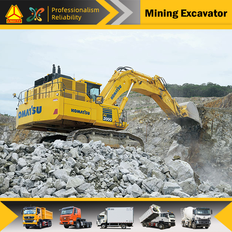 Hydraulic mining excavator