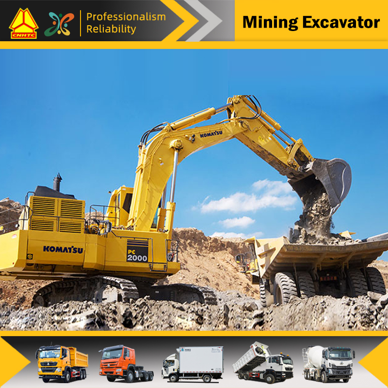 Hydraulic mining excavator