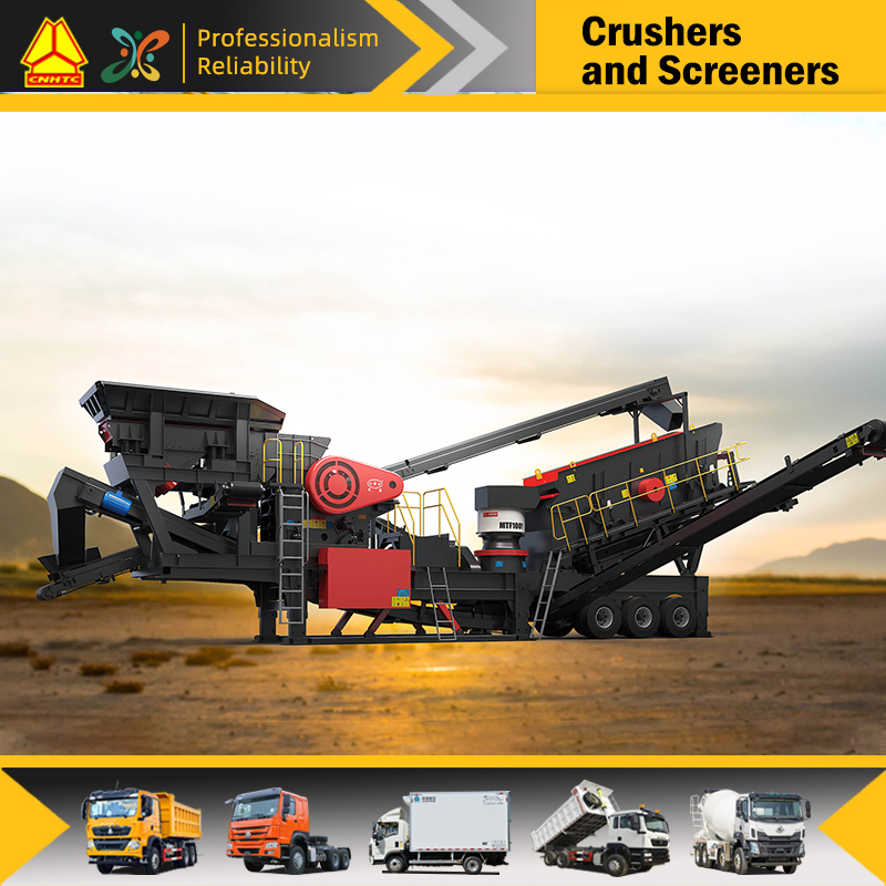 MTF tire type mobile crushing screening station