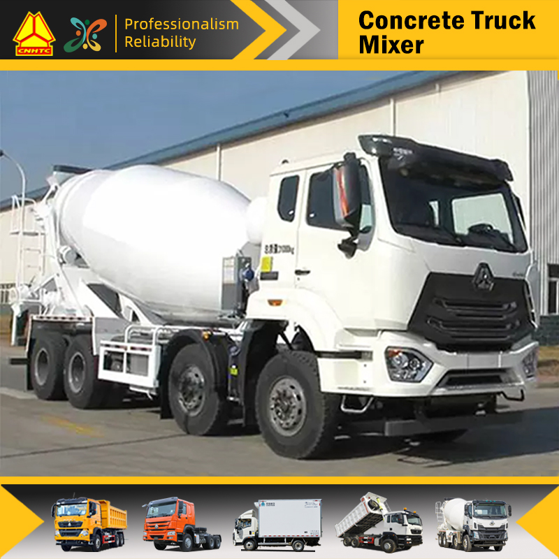 SINOTRUK HOHAN 8X4 Concrete Mixer Truck 12CBM