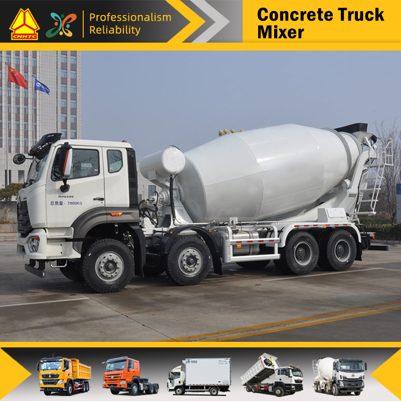 Sinotruk HOHAN 8x4 12wheels 14cbm 16cbm Concrete Mixer Truck