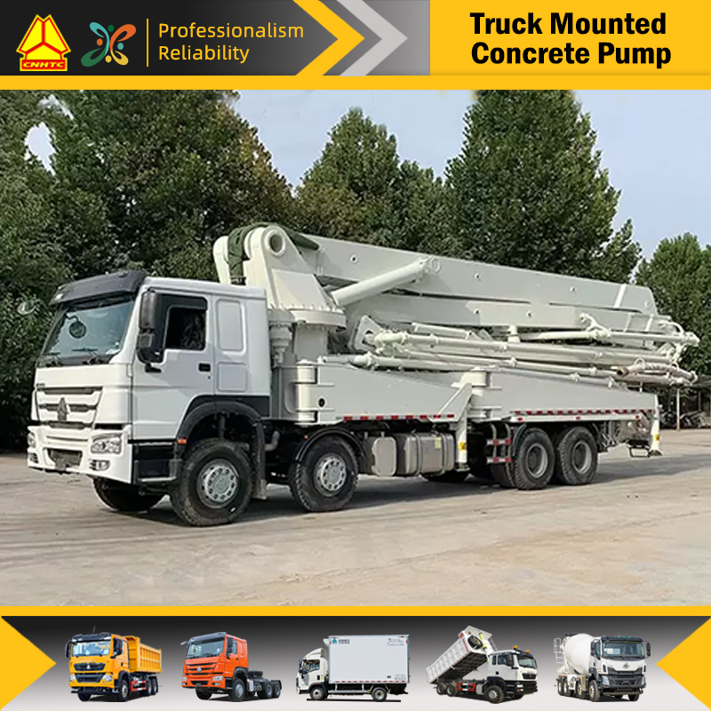 HOWO Boom Concrete Pump Truck 48m