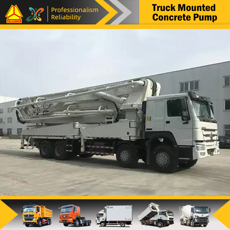 HOWO Boom Concrete Pump Truck 42m