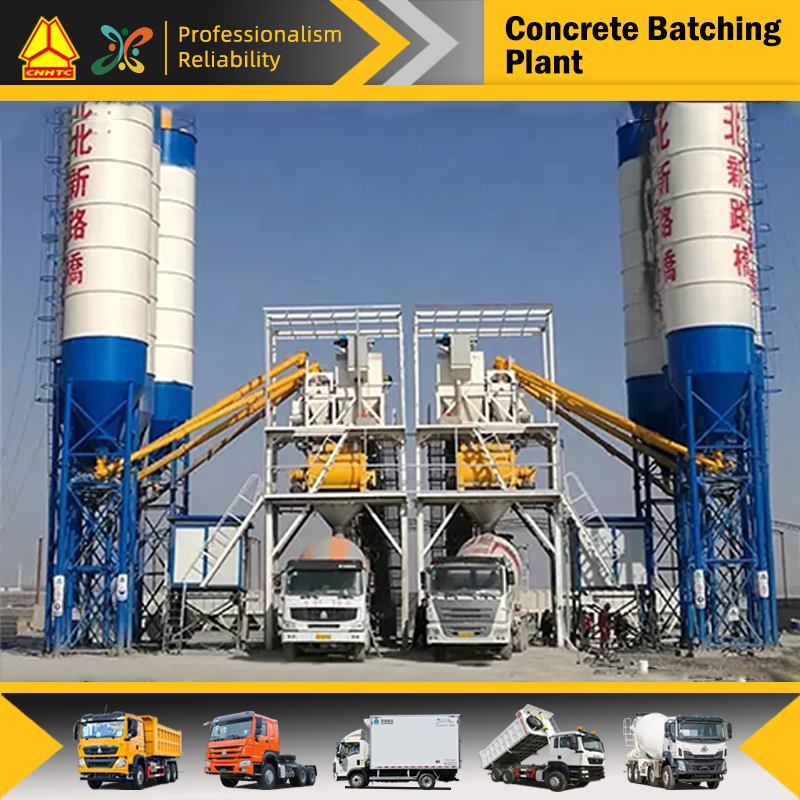HZS180 Concrete mixing plant 180m³/h