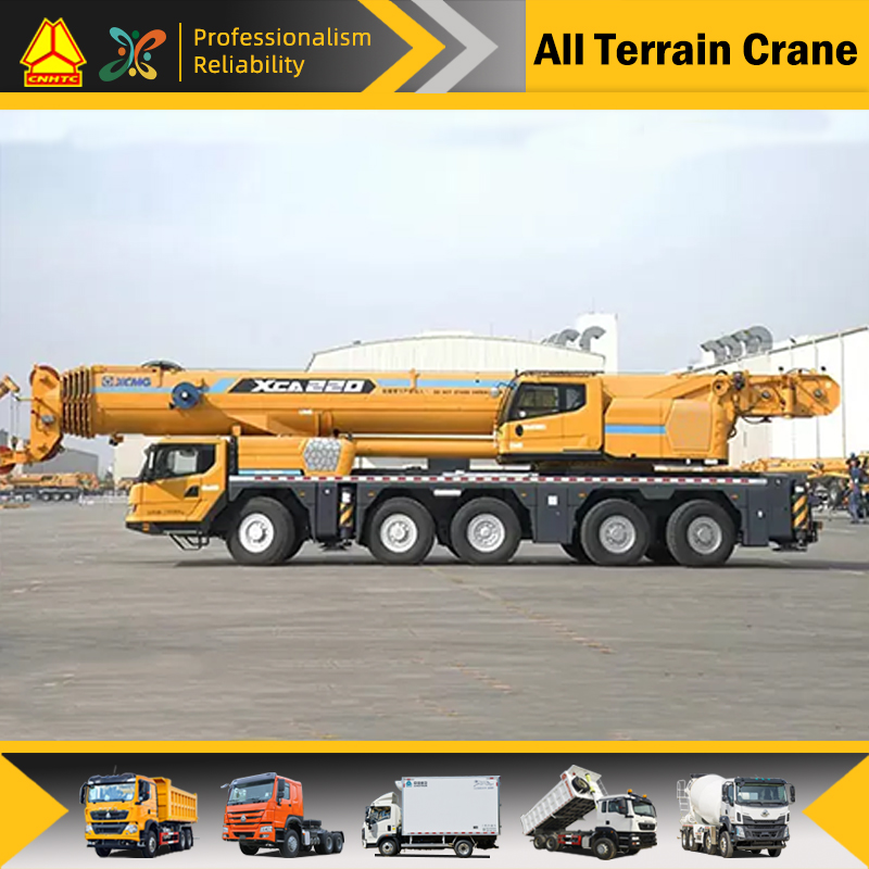 XCMG All Terrain Crane XCA220 200 Ton Mobile Truck Crane for Sale