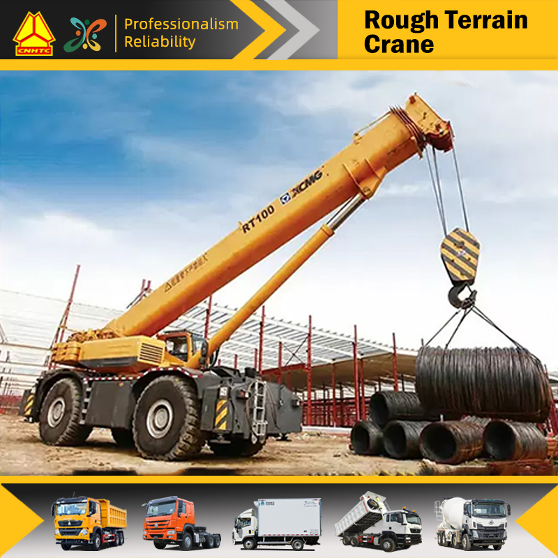 RT100 Rough Terrain Crane 100T