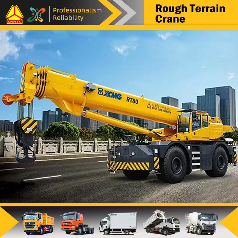 RT80 Rough Terrain Crane 80T