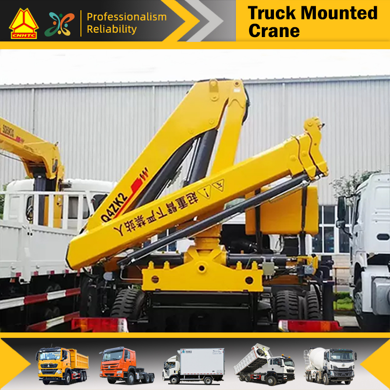 XCMG official manufacturer SQ4ZK2 mini telescopic boom truck mounted crane