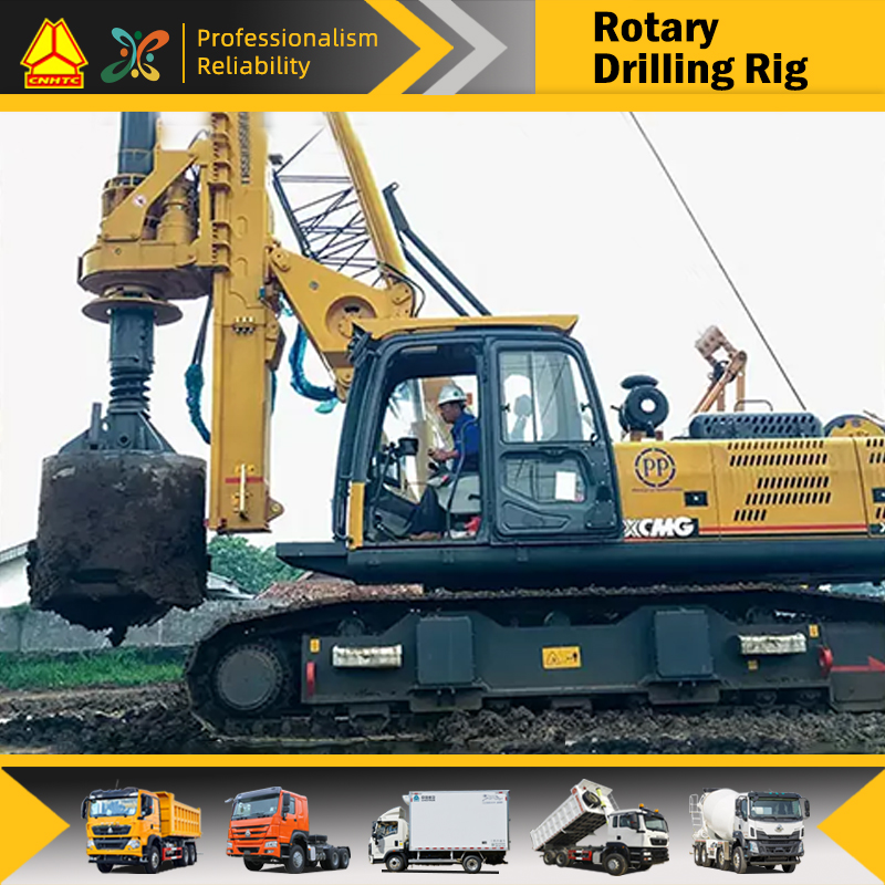 XCMG Drilling Machine XR550D Rotary Drilling Rig 132m Depth Piling Rig Price