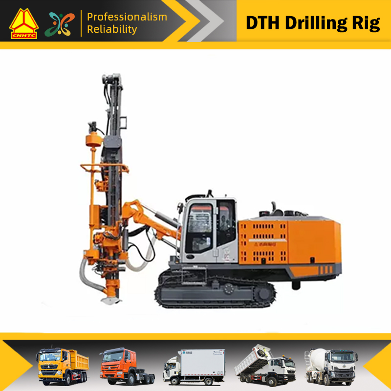 CM358A Crawler Mounted Hydraulic DTH Drilling Rig