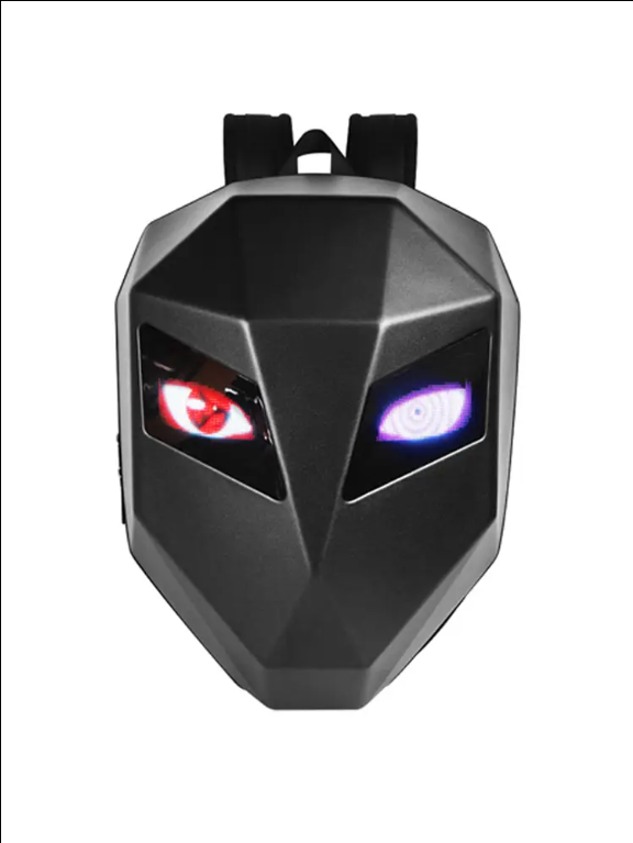 Sharingan Luminous Eye LED Backpack Iron Man Riding LED Rider Motorcycle Bag & Helmet Lighting System