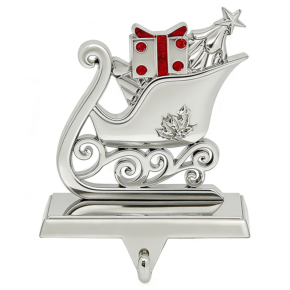 Manufacture Zinc Alloy Sleigh Stocking Holder