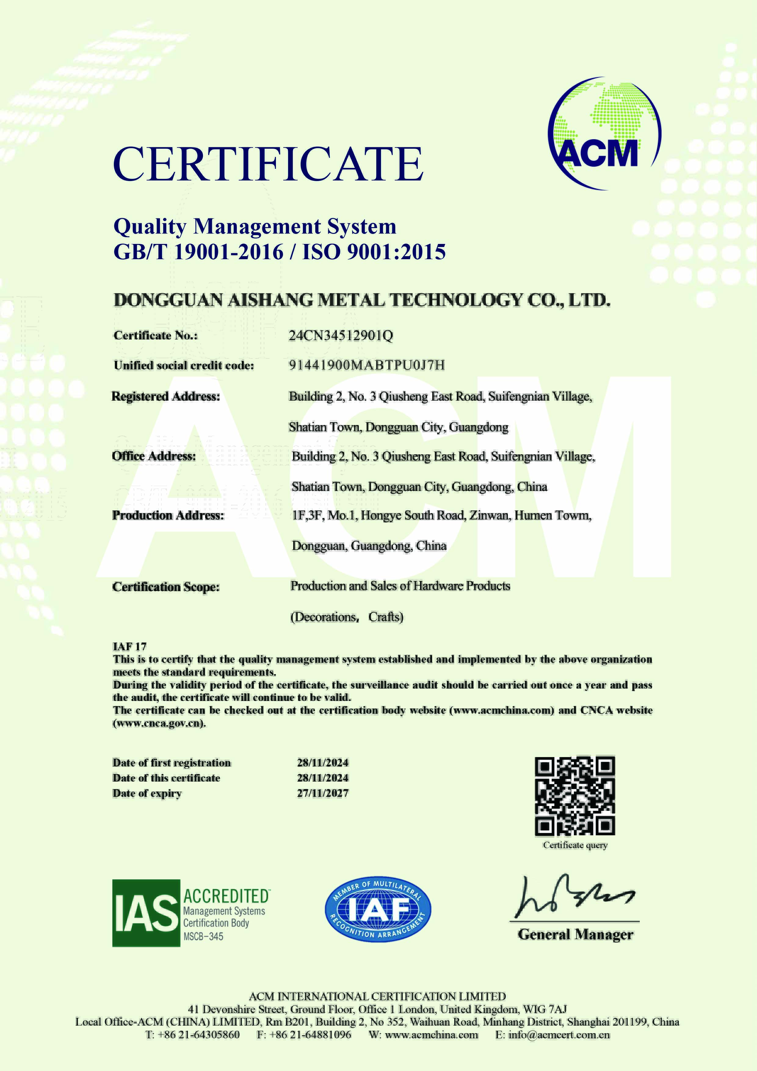 ISO 9001 2015