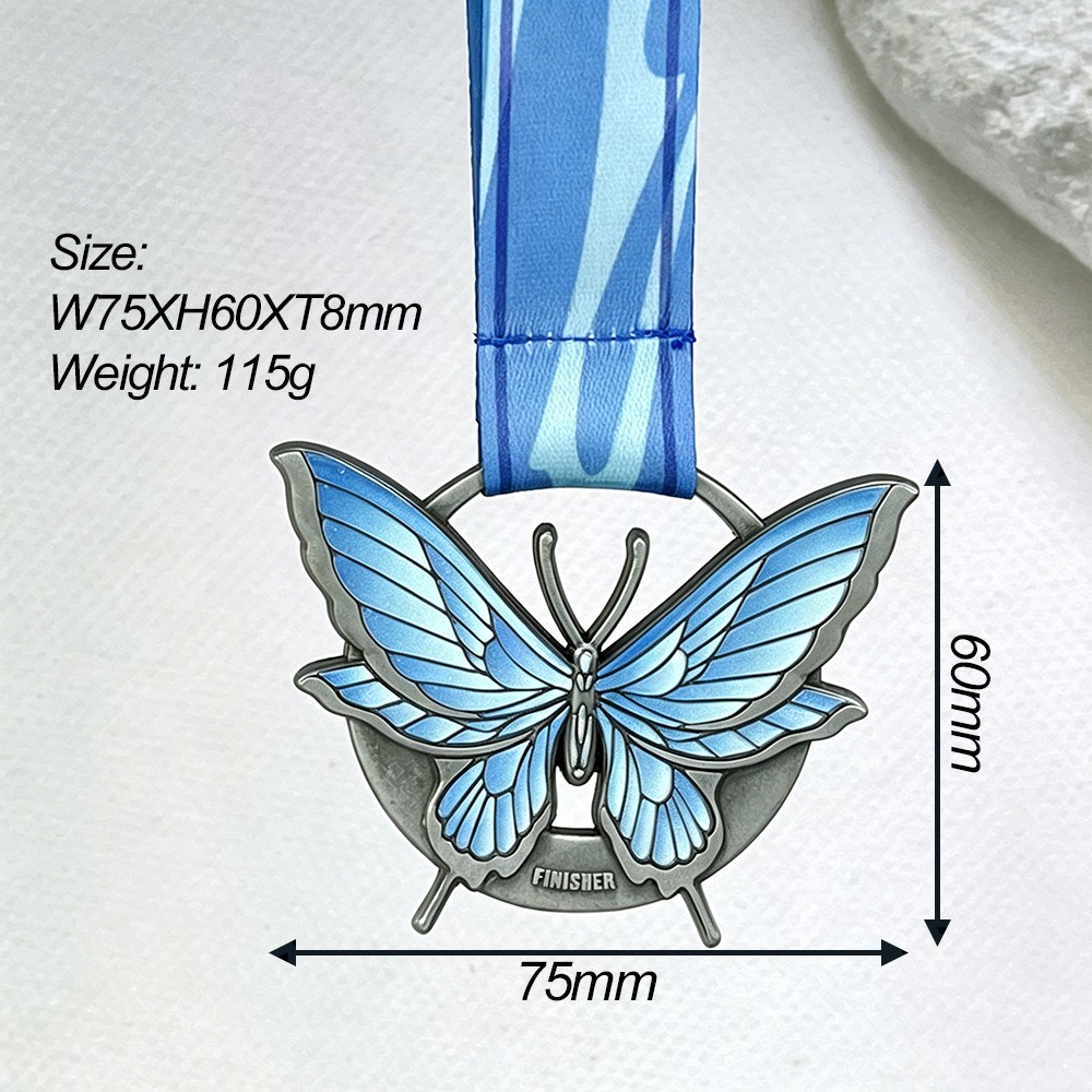 Size of Butterfly Medals