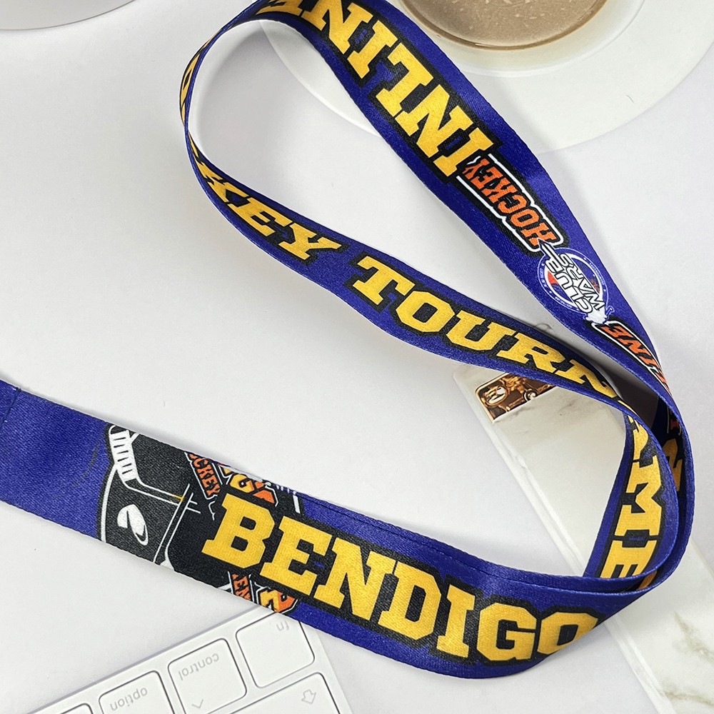 Custom Bendigo Cup Inline Hockey Tournament Medal – Zinc Alloy Gold Plated | Shield Shape with Crossed Hockey Sticks Design | Championship Award