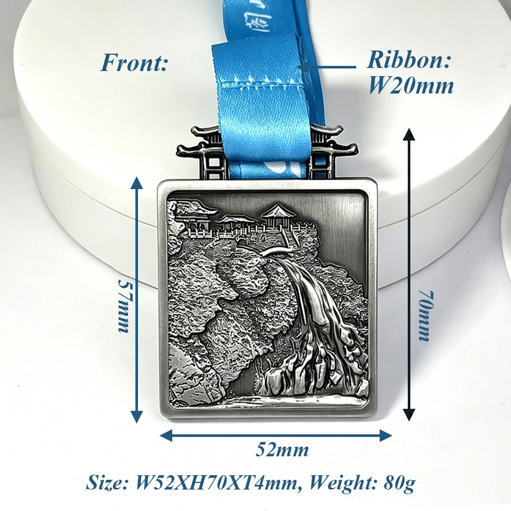Marathon Finisher Medal Size-Front
