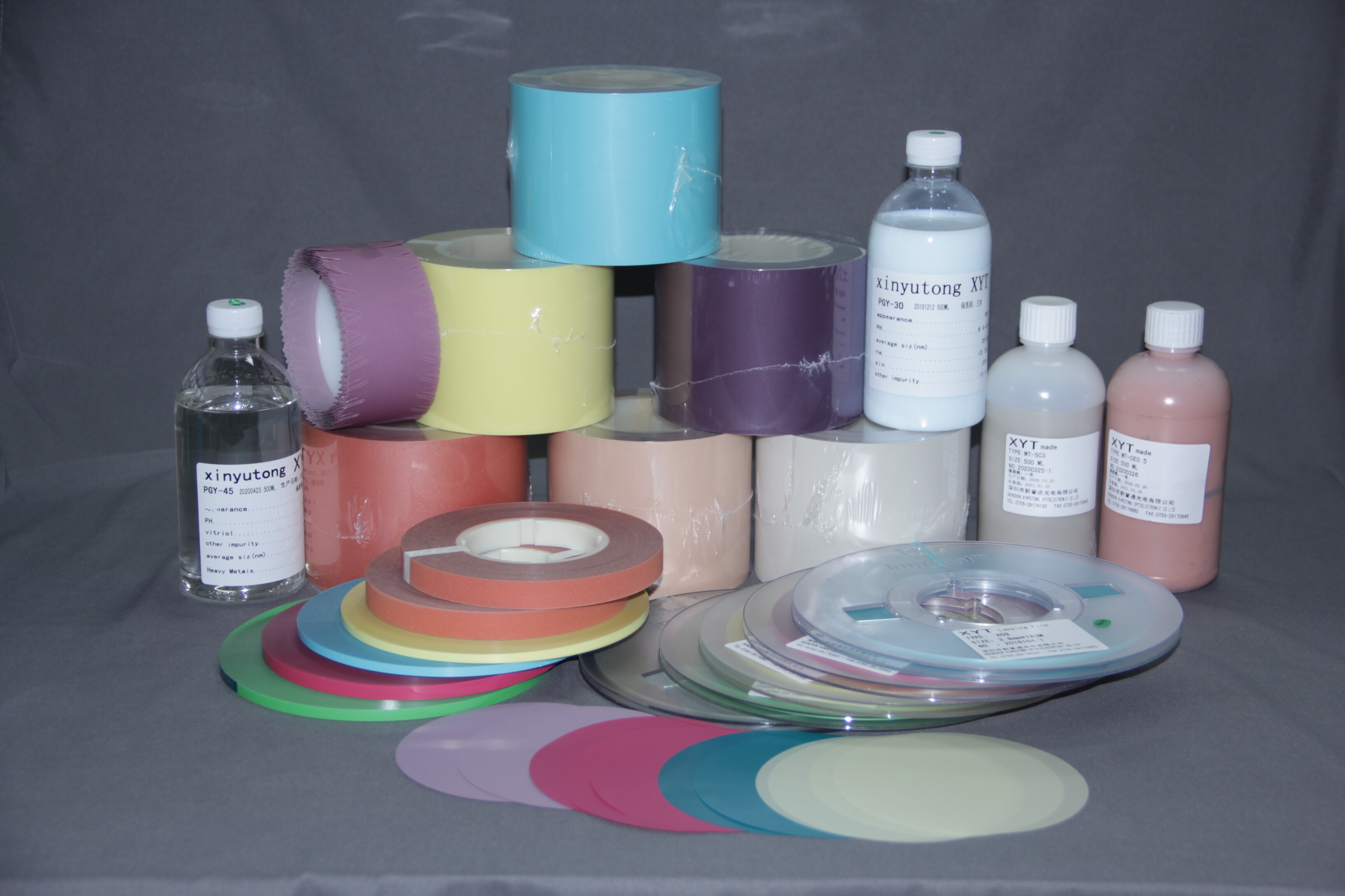 Lapping Film Discs Sheets Rolls For Precision Polishing Finishing