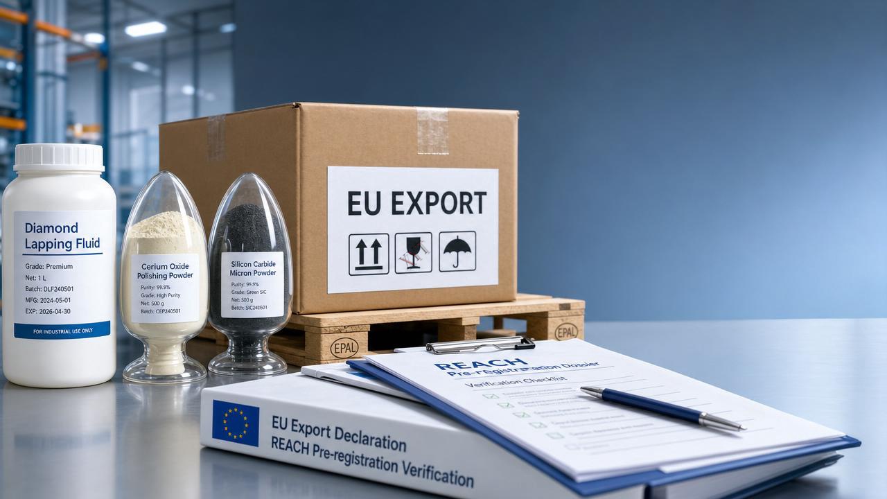 China Adds REACH Pre-Notice Check for EU Abrasive Exports China Adds REACH Pre-Notice Check for EU Abrasive Exports