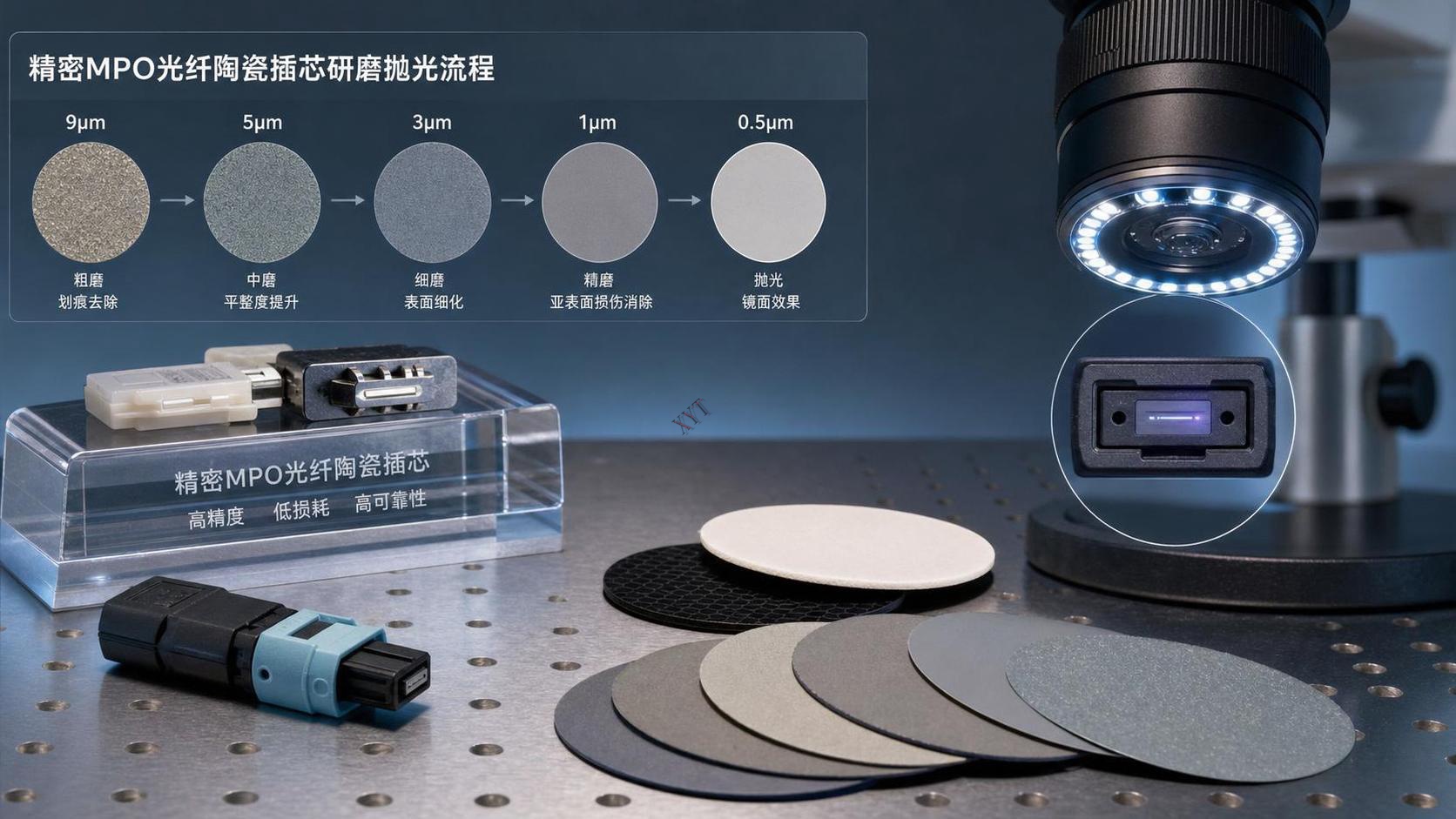 What Lapping Film Grit Is Best for MPO Ferrule Polishing?