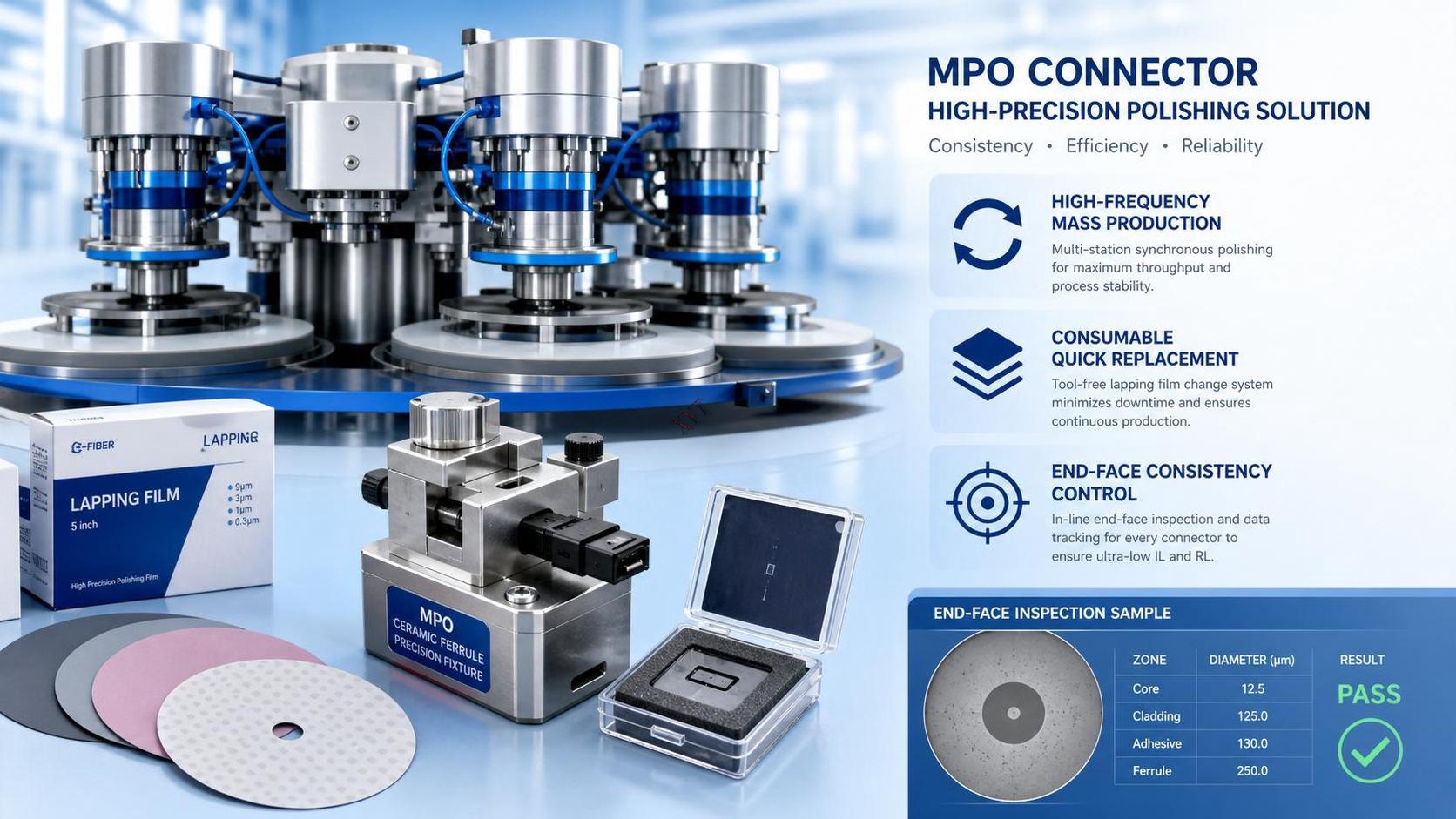 How Often Should Lapping Films Be Replaced in High-Volume MPO Production?