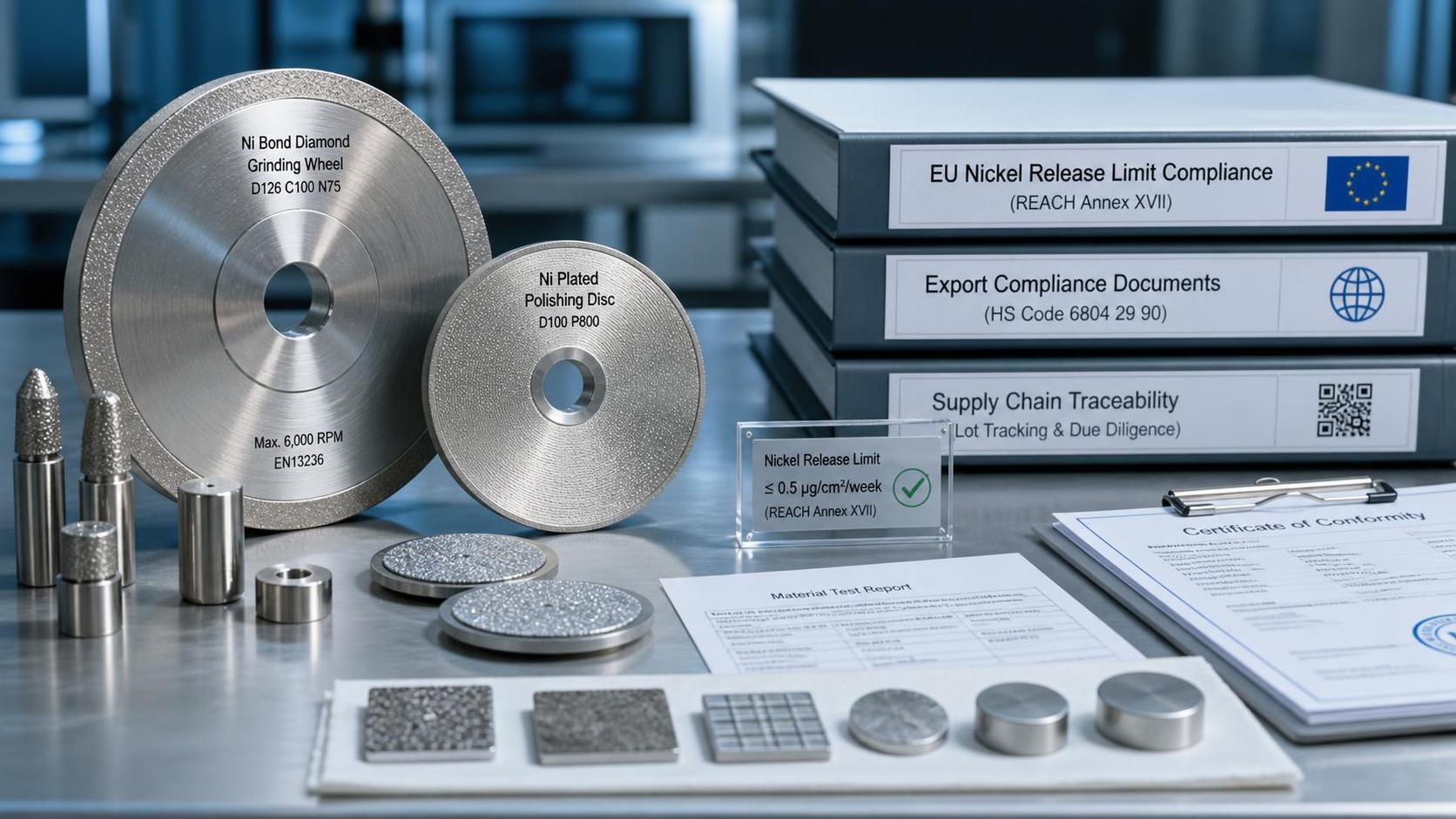 EU Adds Nickel Release Limit for Abrasive Materials