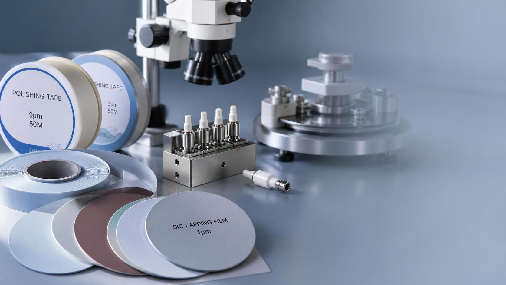 Polishing Tape and Rolls Selection Guide for Fiber Optic and Precision Finishing Tasks