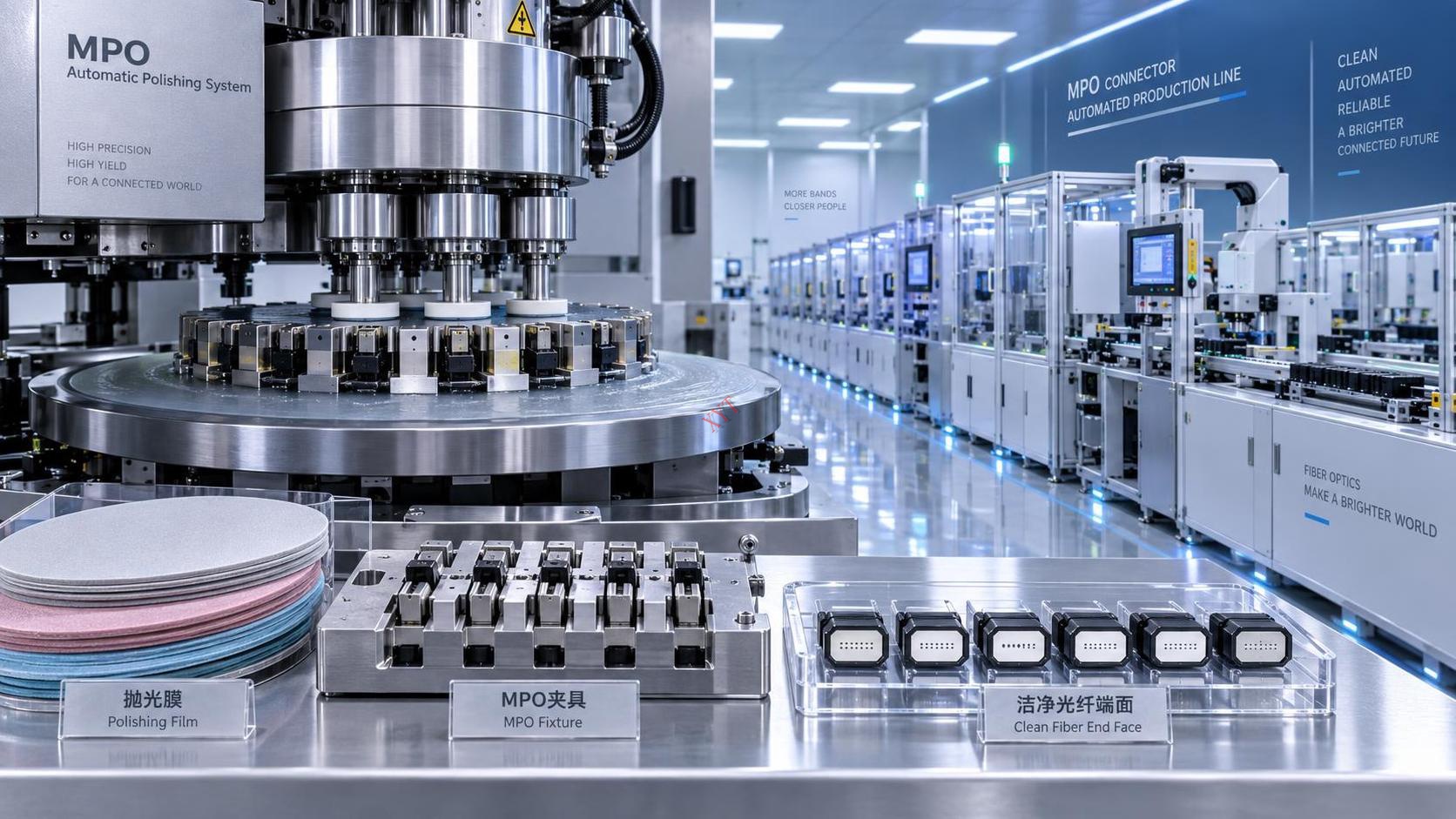 What Is the Typical Polishing Cost per Unit for Mass MPO Production?