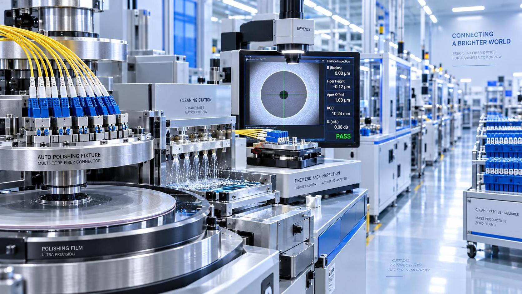 How to Scale Connector Polishing from Prototype to Mass Production