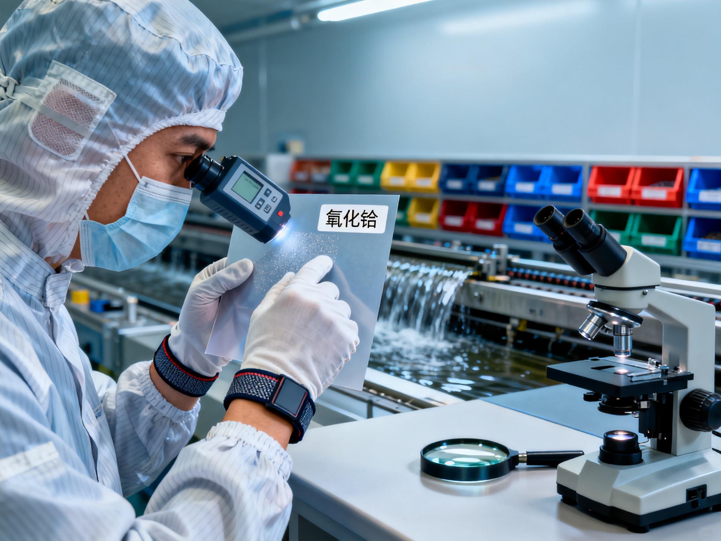 What operators need to know about contamination risks with Cerium oxide flocked film on MT lapping film