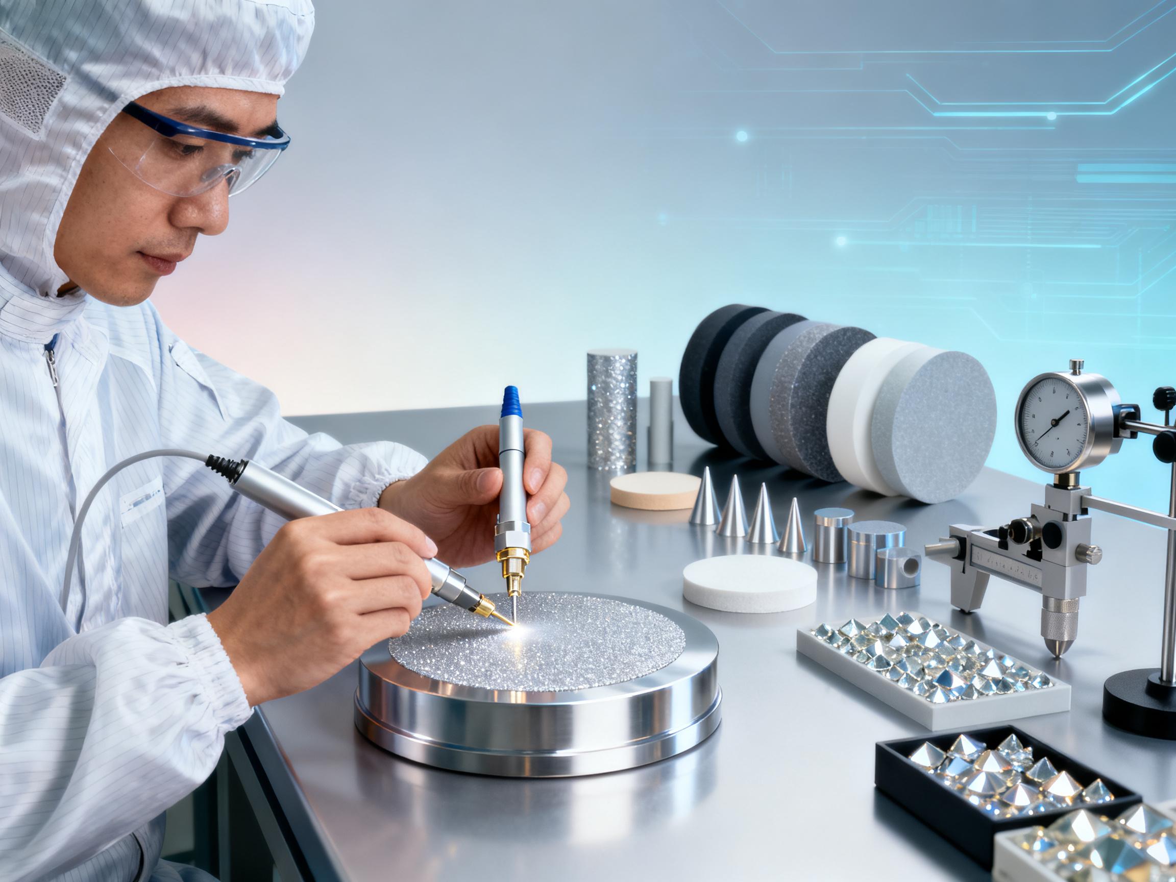 Silicon Dioxide (SiO₂) vs. Cerium Oxide Lapping Film – Technical Comparison