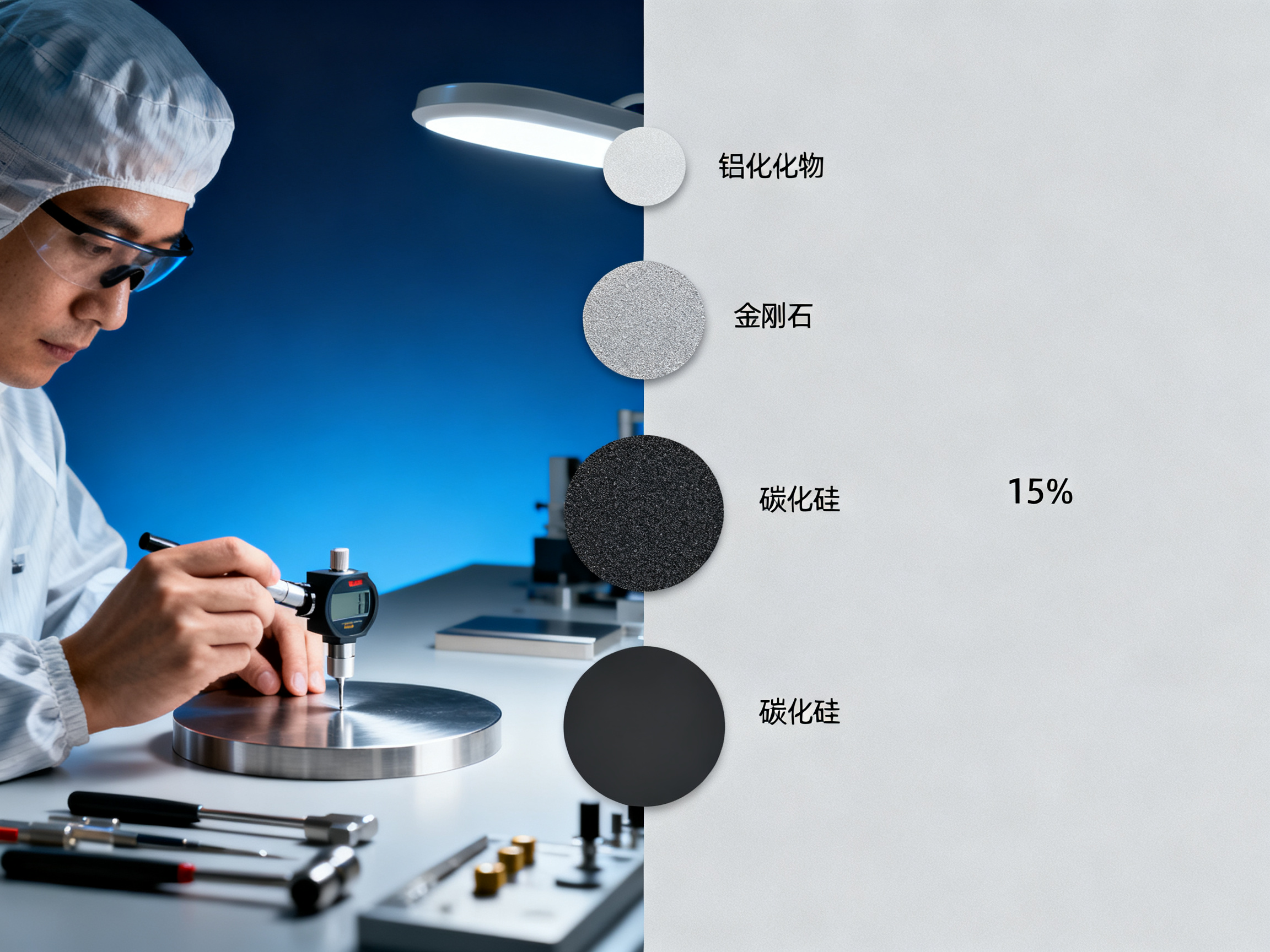 Aluminum Oxide Lapping Film Selection Guide for Different Material Hardness Levels