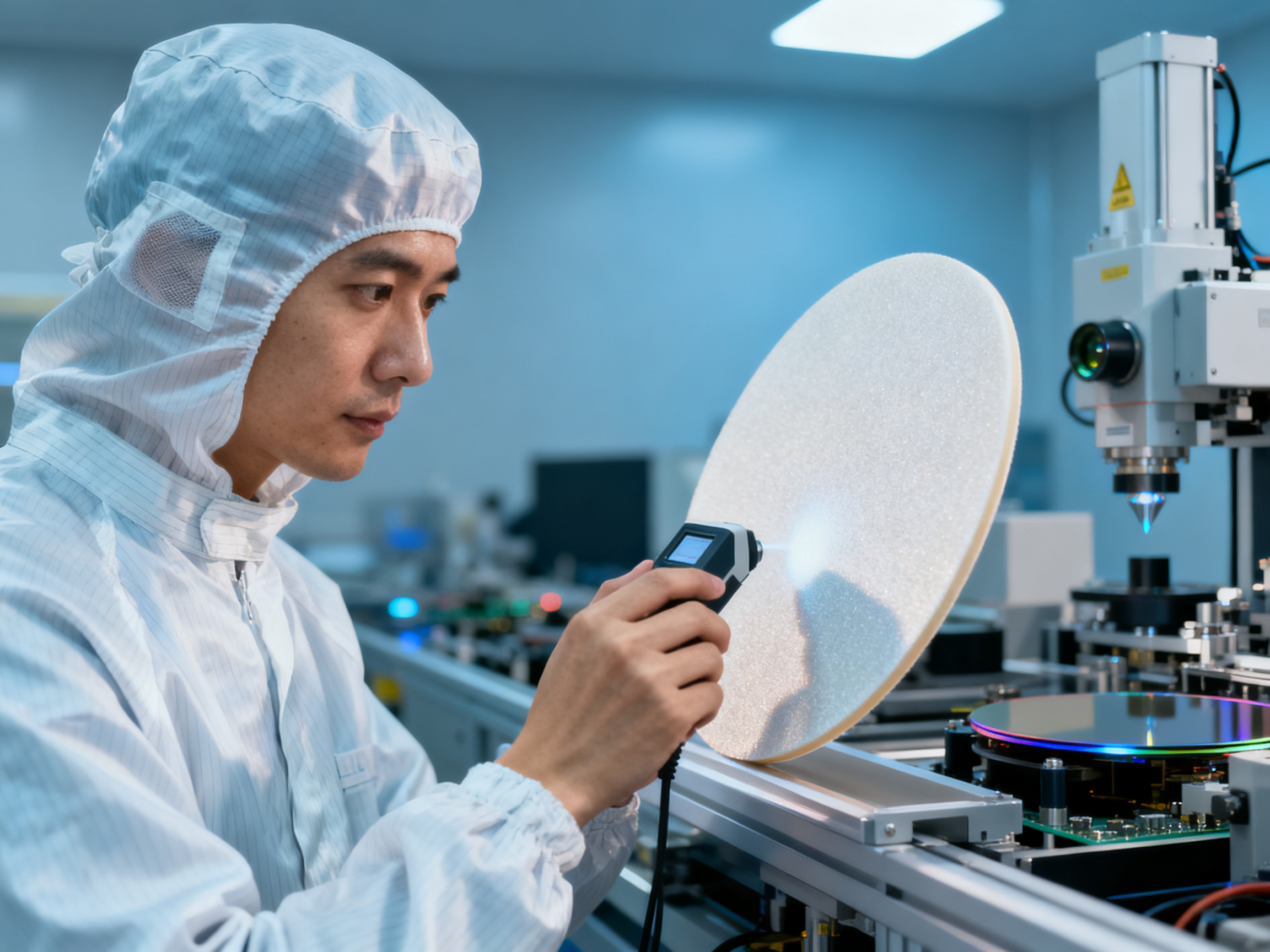 Polishing pad material comparison for optics equipment in electrical component finishing