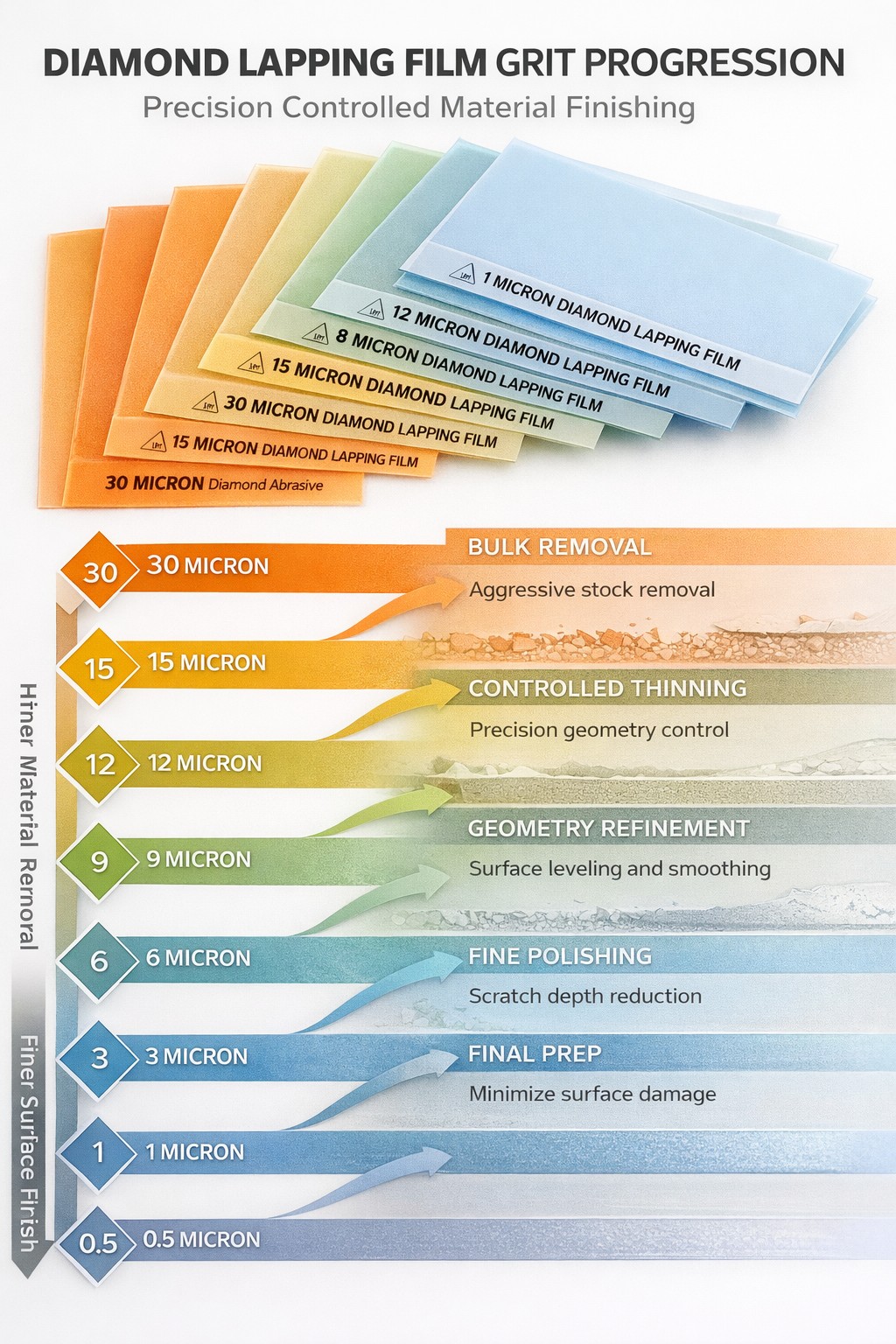 Diamond Lapping film 2 Diamond Lapping film 2