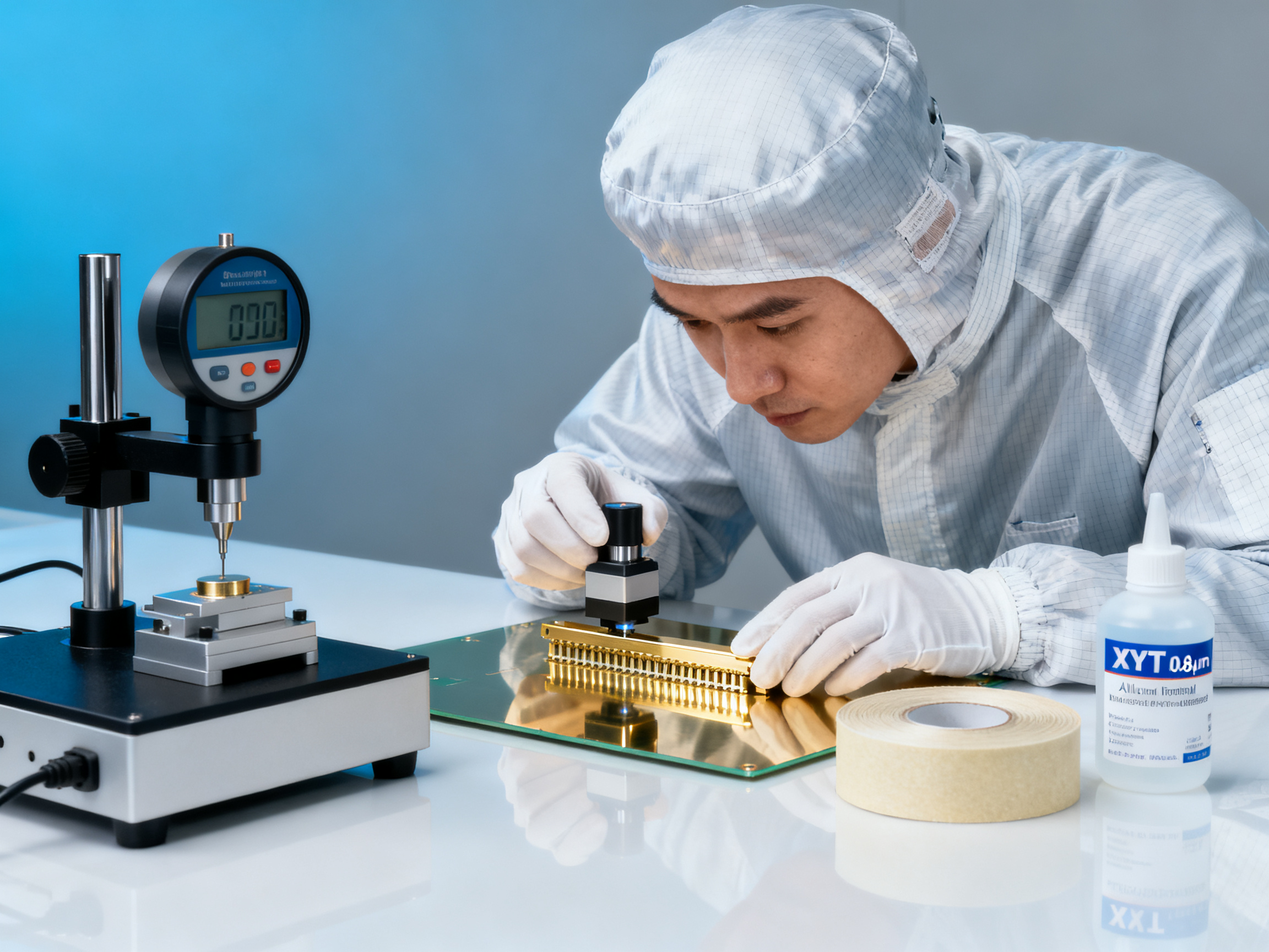 What are the common failure reasons when using lapping film abrasive products on PCB edge connectors?