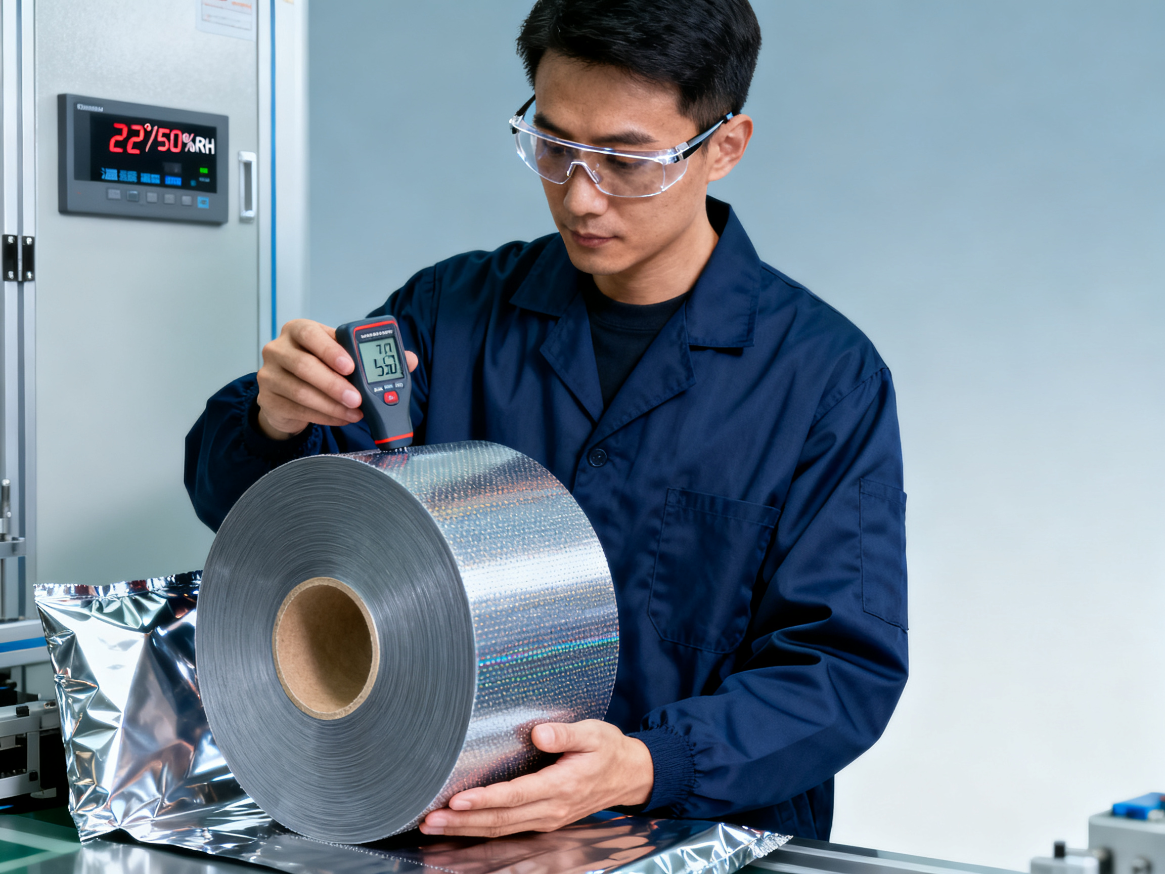 What's the best way to store lapping film for long-term stability in electrical equipment manufacturing facilities?