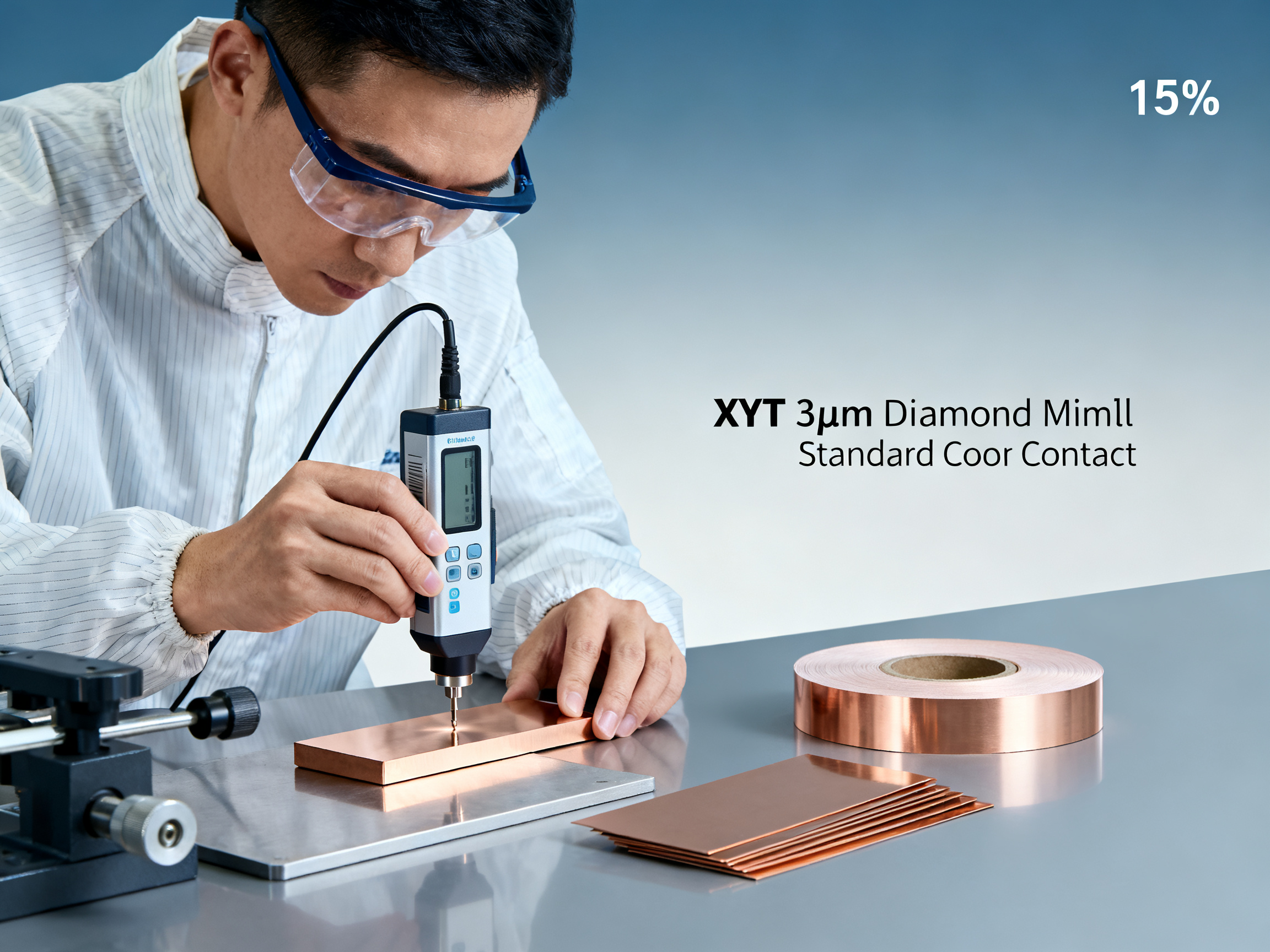 Can lapping film be recycled after use in copper-alloy contact polishing workflows?