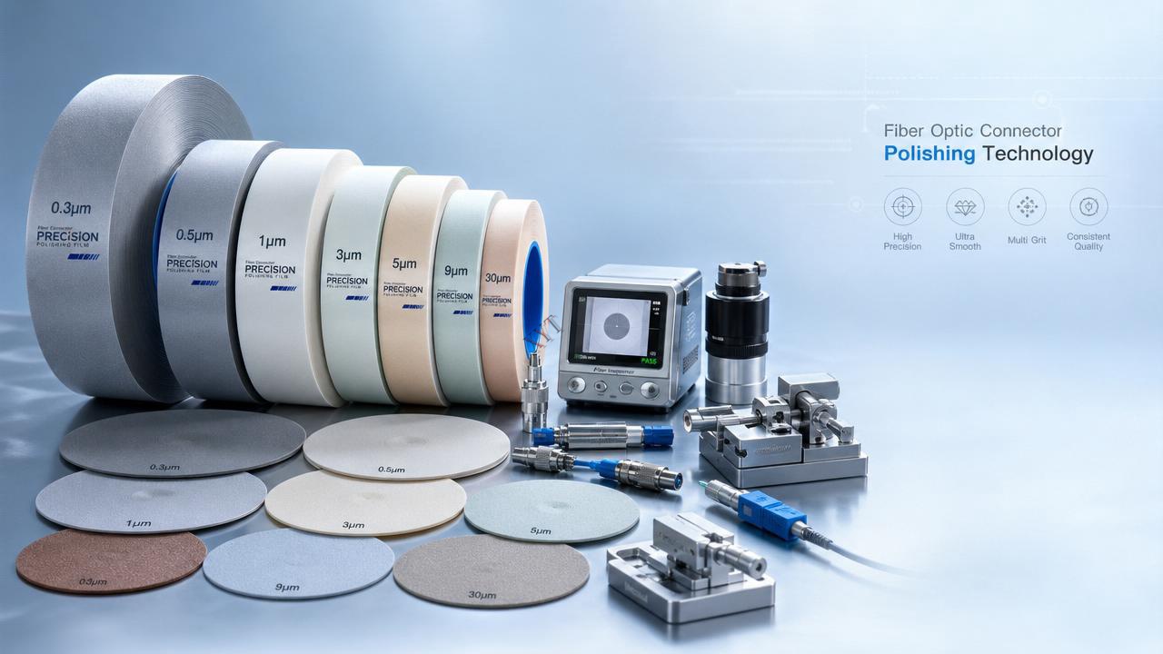 Lapping Film for Fiber Optics Polishing: Surface Quality Checklist and Grit Guide