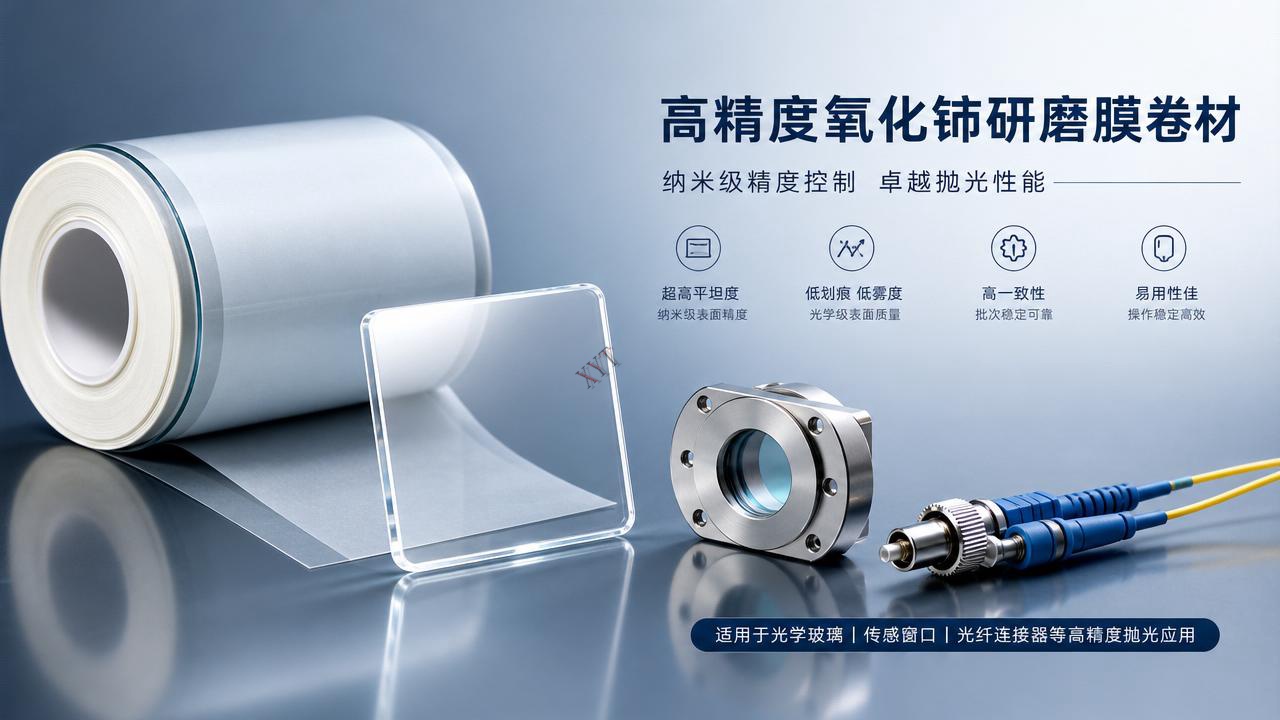 Can Cerium Oxide Lapping Film Achieve Optical Clarity on Glass Surfaces?