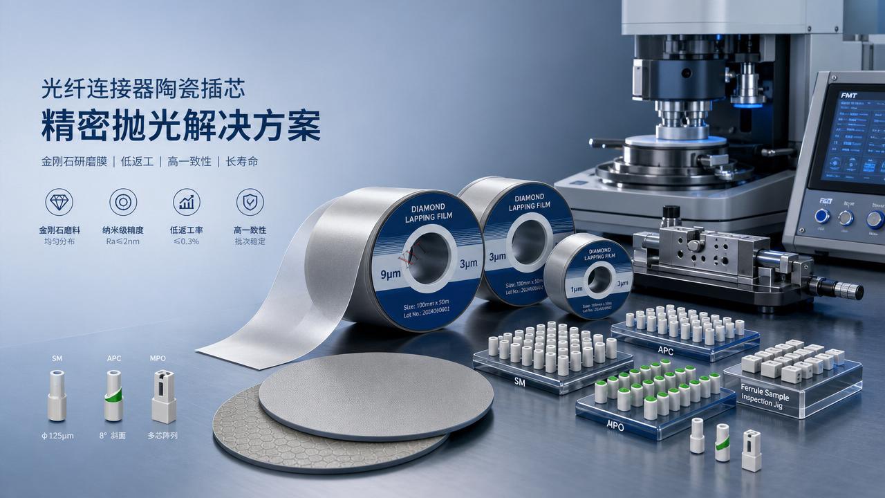Which Diamond Lapping Film Helps Cut Ferrule Rework?