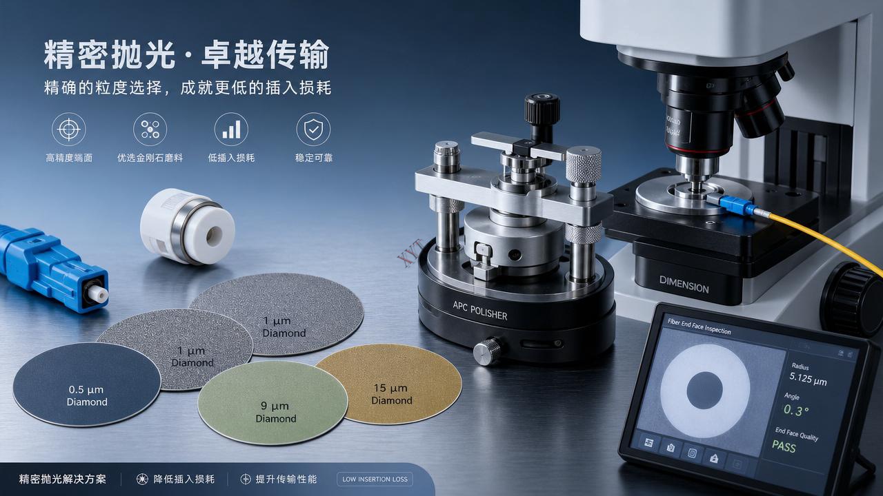 Does Diamond Grit Size Affect Fiber Insertion Loss?