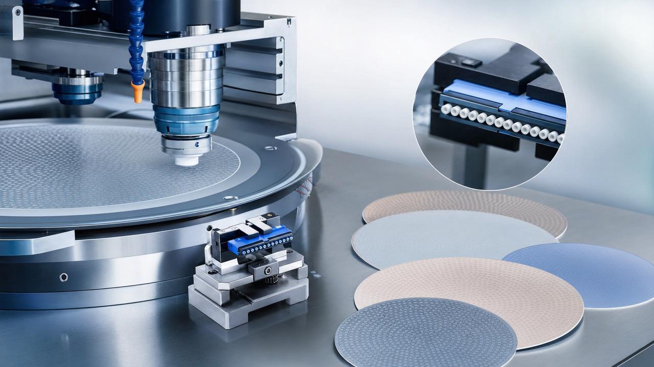 Which diamond lapping film works best for MPO polishing?