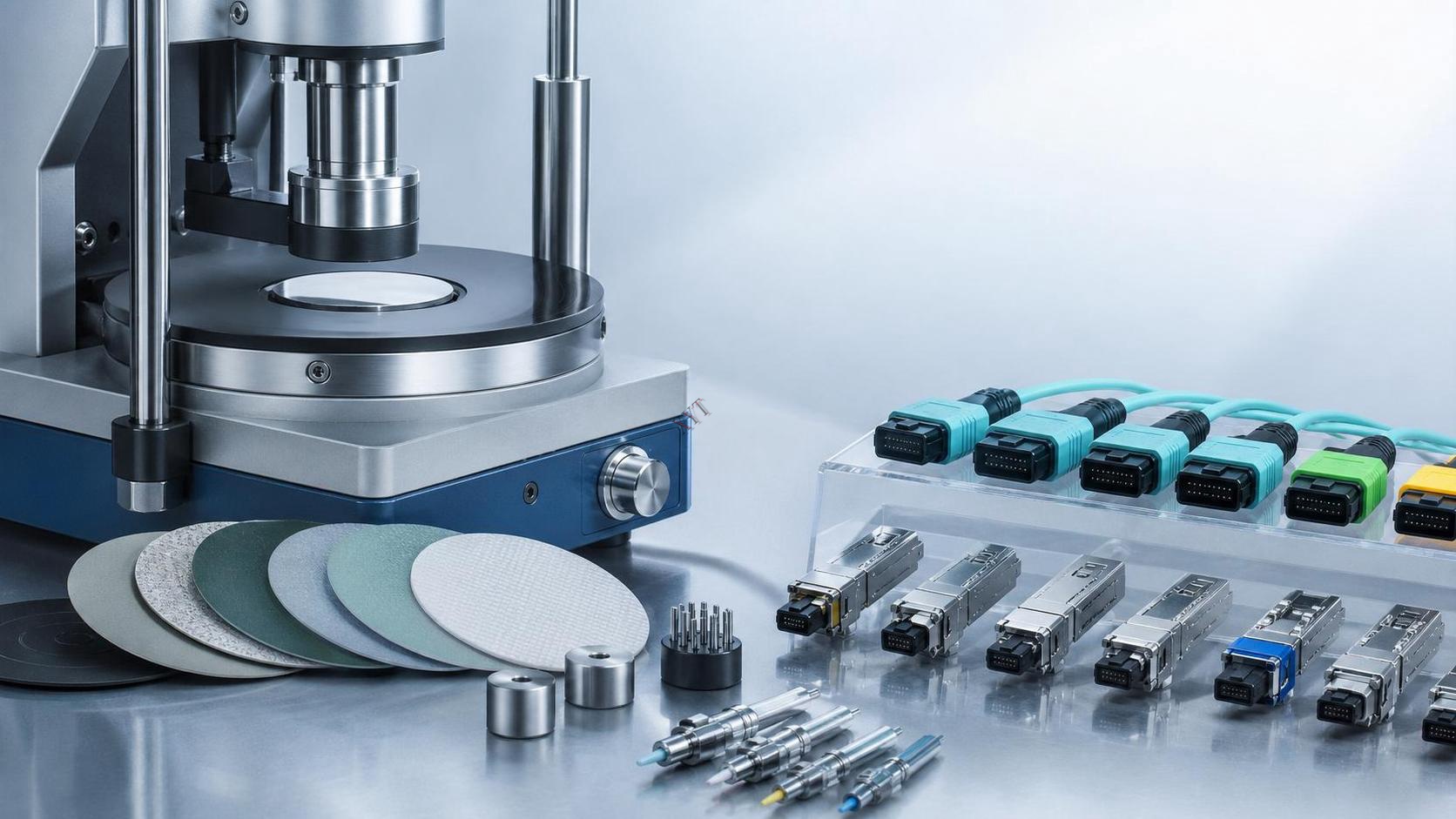 How to Set Pressure for MT Ferrule Polishing With Lapping Film