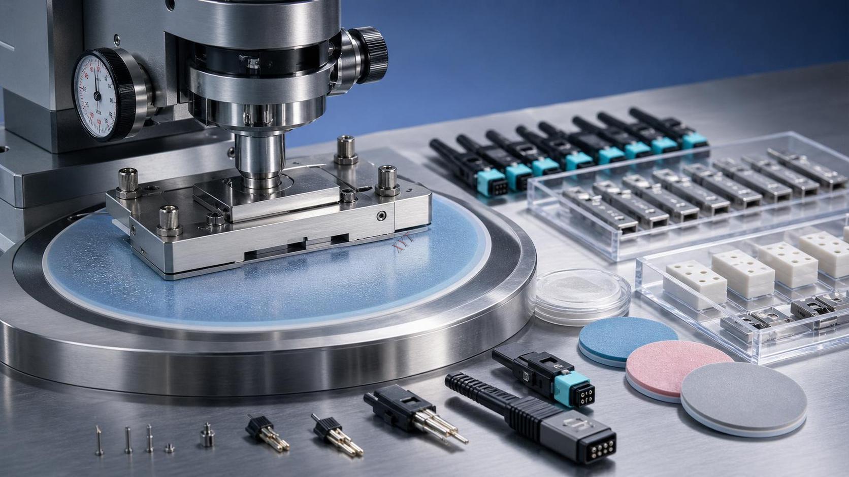 How to Set Pressure for MT Ferrule Polishing with Lapping Film