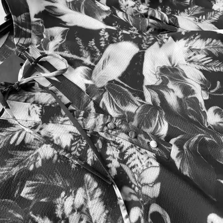 Hot Sale Women's Bohemian Casual O-Neck Shirt Embroidery Floral Long Sleeve Women's Black & White Ukrainian Embroidery Shirt