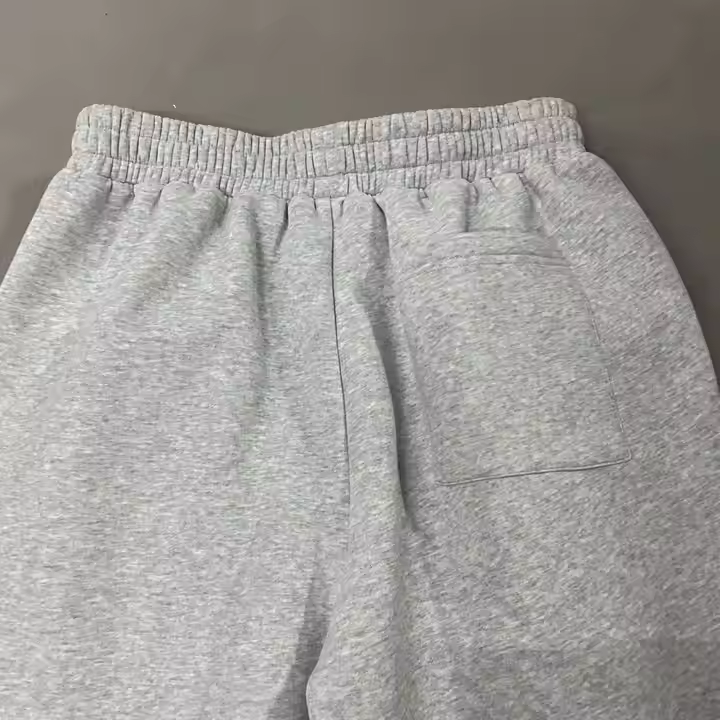 Men's jogger grey sweatpants women's cotton flared pants custom heavyweight loose wool sweatpants
