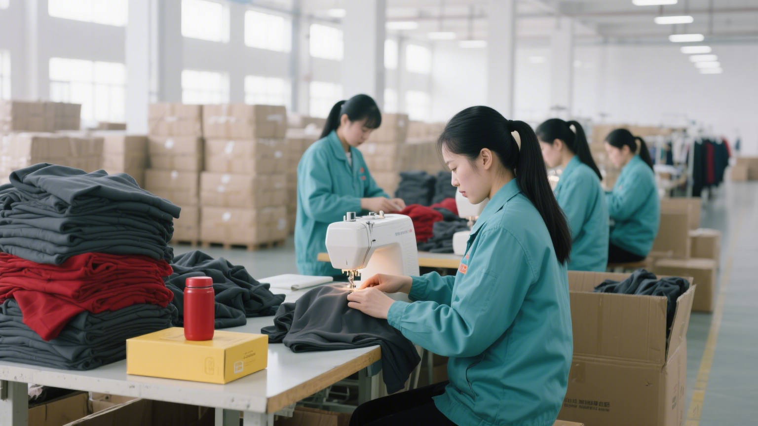 服装工厂图片制作